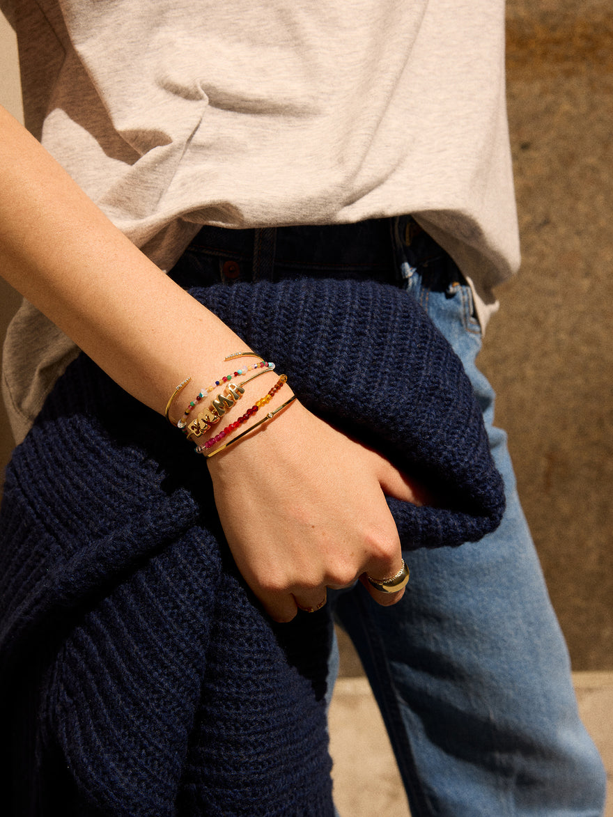 Rowan Semi-Precious Custom Layered Bracelet - Lisbon