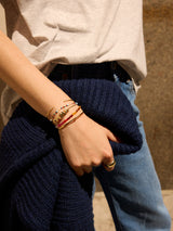 BaubleBar Rowan Semi-Precious Custom Layered Bracelet - Lisbon - 
    3-in-1 chains for bracelet stack 
  
