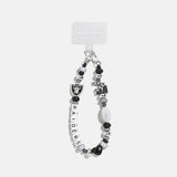 NFL Beaded Phone Charm - Las Vegas Raiders