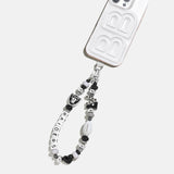 NFL Beaded Phone Charm - Las Vegas Raiders