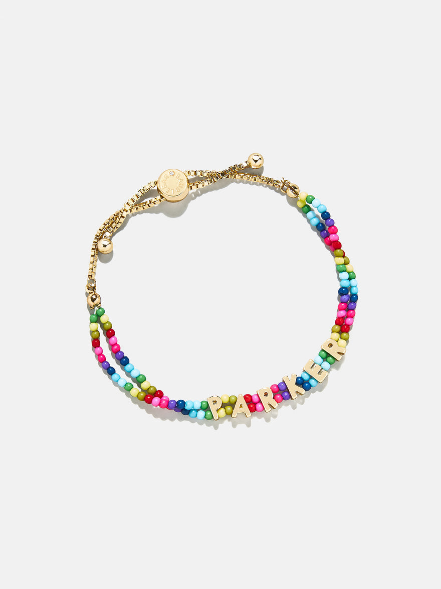 Bead Mine Kids’ Custom Name Bracelet - Multi