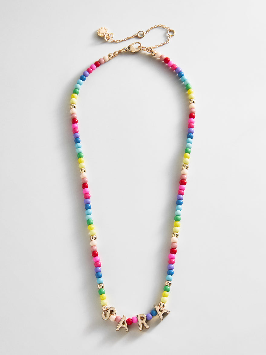 Bead Mine Kids’ Custom Name Necklace - Multi