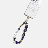 NFL Beaded Phone Charm - Baltimore Ravens