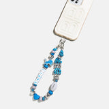 NFL Beaded Phone Charm - Detroit Lions