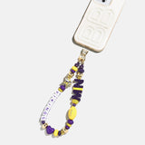 NFL Beaded Phone Charm - Minnesota Vikings