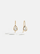 Jovie 18K Gold Plated Sterling Silver Earrings - Gold/Pavé