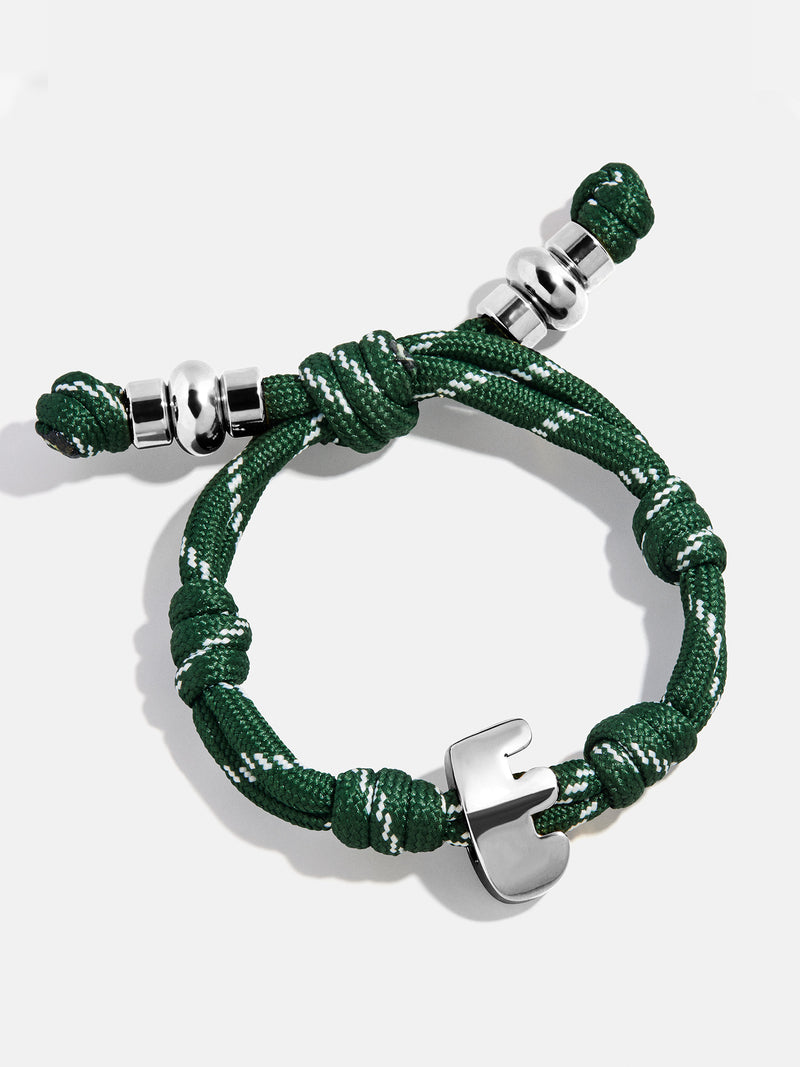 BaubleBar Silver - 
    Initial waterproof paracord bracelet
  
