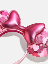 BaubleBar Disney Minnie Mouse Heart Ears Headband - Minnie Mouse Heart Ears - 
    Pink Disney ears with hearts 
  
