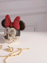 BaubleBar Disney Minnie Mouse Catchall - Black/Pavé - 
    Crystal jewelry storage 
  
