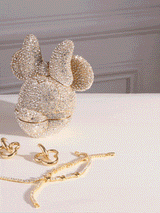 BaubleBar Disney Minnie Mouse Catchall - Iridescent - 
    Crystal jewelry storage 
  
