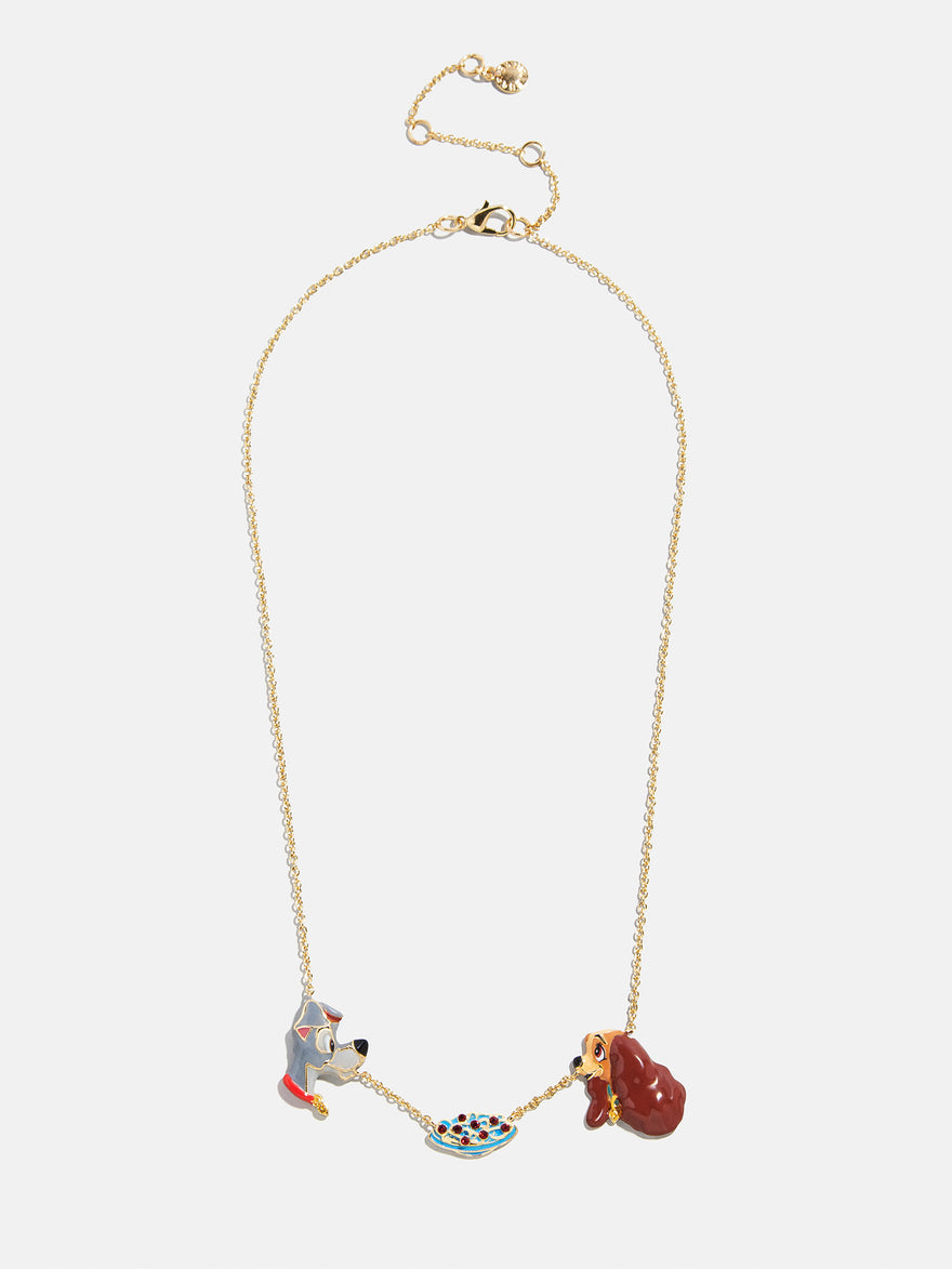 Disney Lady & the Tramp Dynamic Duo Charm Necklace - Disney Lady & the Tramp