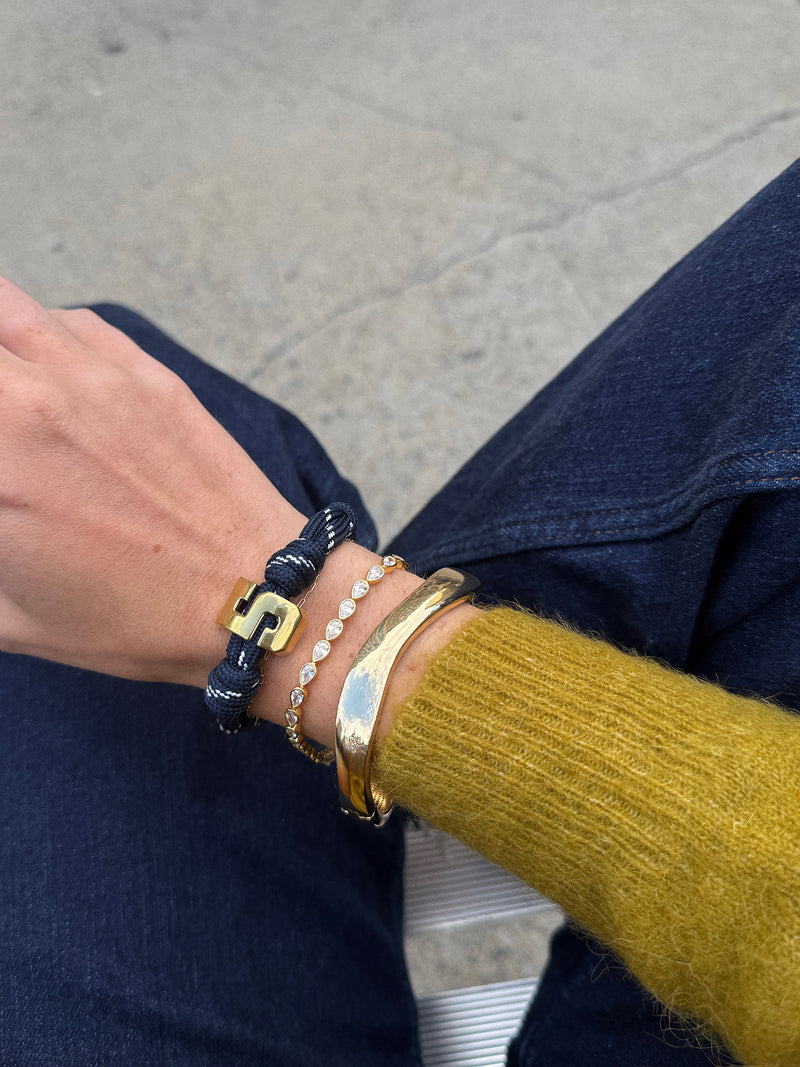 BaubleBar Gold - 
    Waterproof paracord bracelet
  
