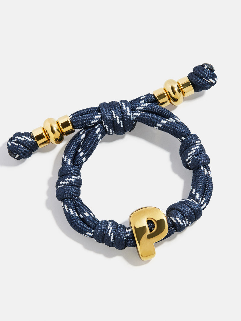 BaubleBar Knotty Initial Bracelet - Navy - 
    Initial waterproof paracord bracelet
  
