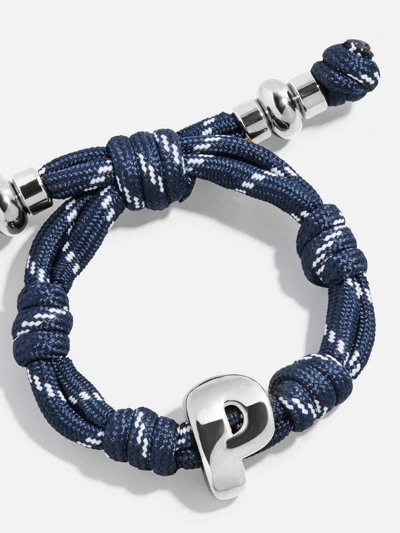 BaubleBar Knotty Initial Bracelet - Navy - 
    Initial waterproof paracord bracelet
  
