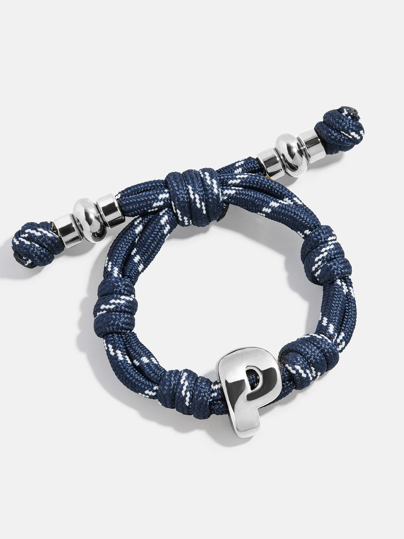 BaubleBar Knotty Initial Bracelet - Navy - 
    Initial waterproof paracord bracelet
  
