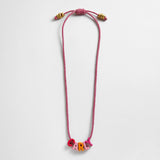 Name Drop Waterproof Kids' Custom Necklace - Pink