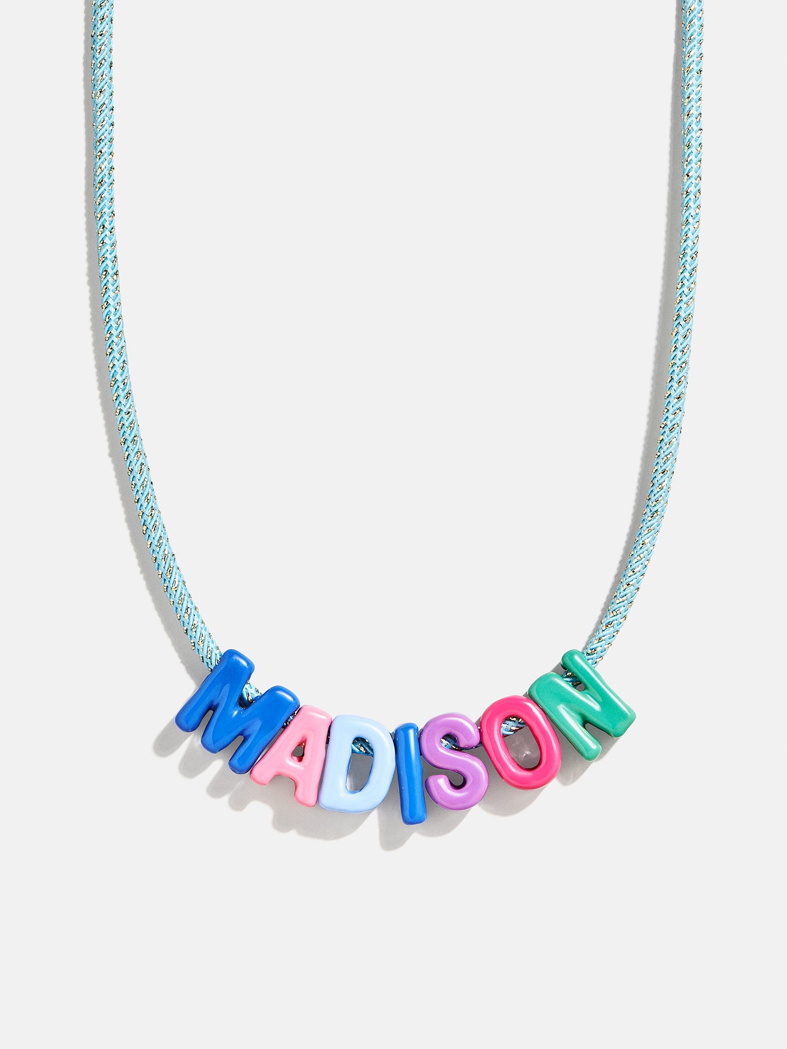Oversized Waterproof Custom Kids Necklace - Turquoise