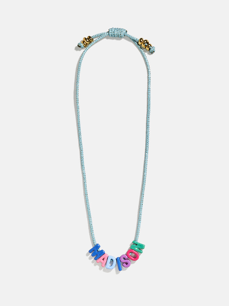 BaubleBar Oversized Waterproof Custom Kids Necklace - Turquoise - 
    Get Gifting Early: 20% Off Custom
  
