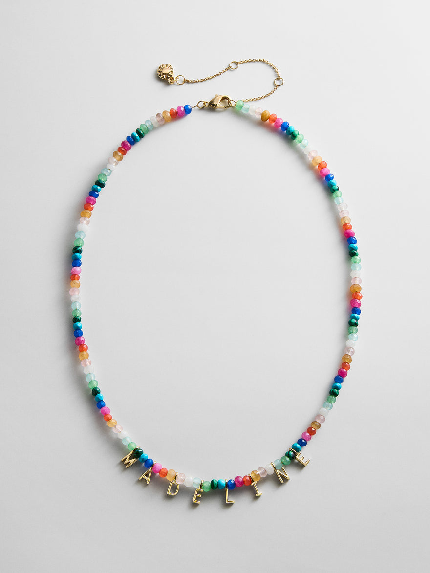 Mini Semi-Precious Custom Necklace - Multi