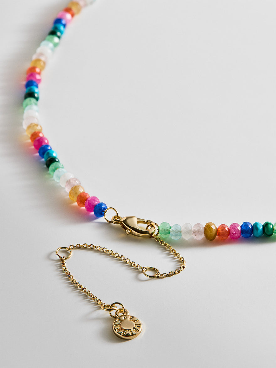 Mini Semi-Precious Custom Necklace - Multi
