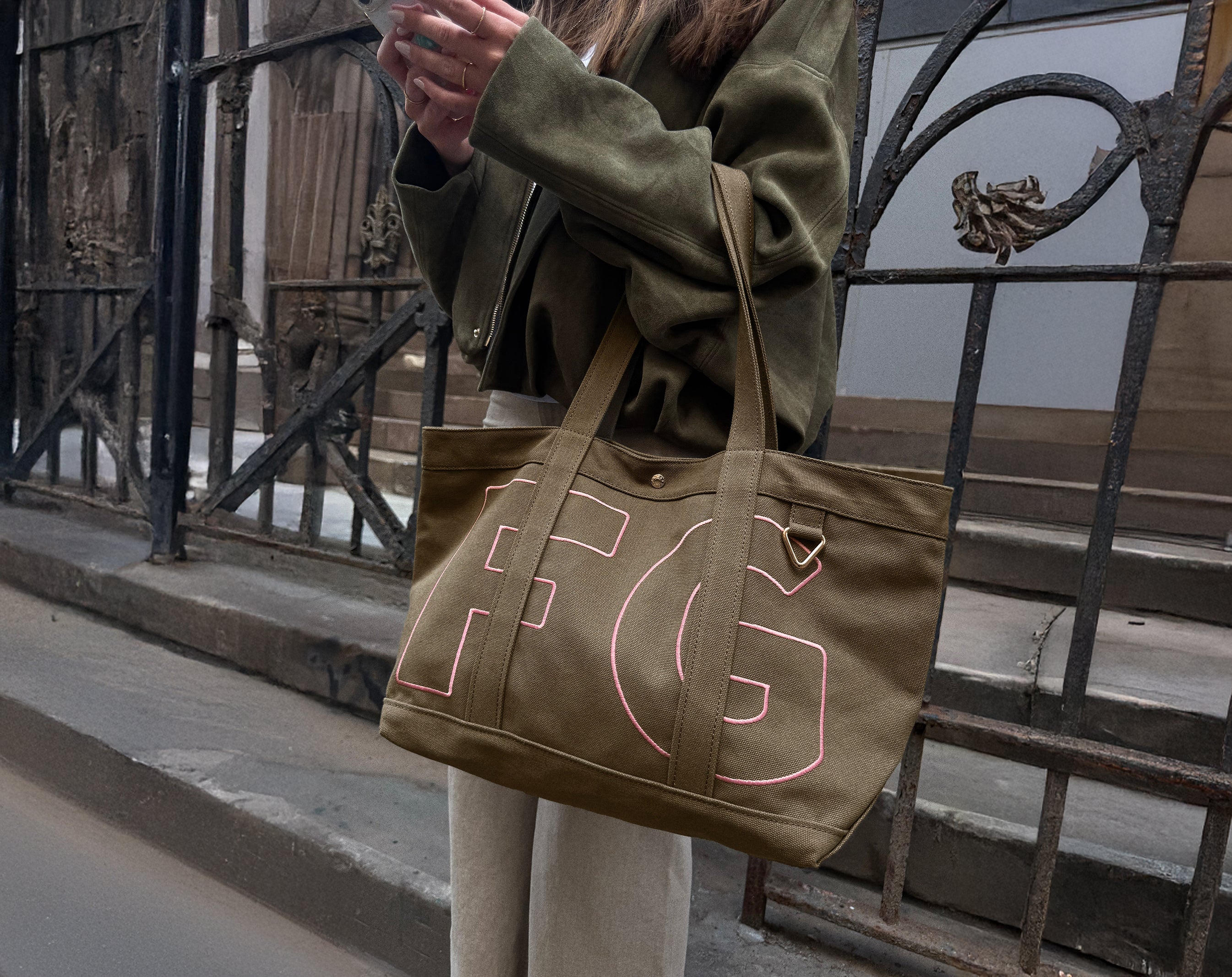 Custom Alpha Tote - Mushroom Taupe