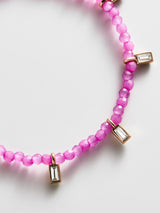 BaubleBar Crystal Beaded Bracelet - Magenta - 
    Big Summer Kickoff
  
