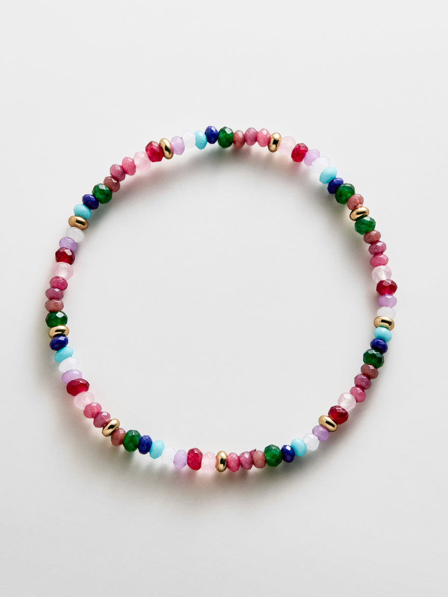 Emily Semi-Precious Bracelet - Dark Multi