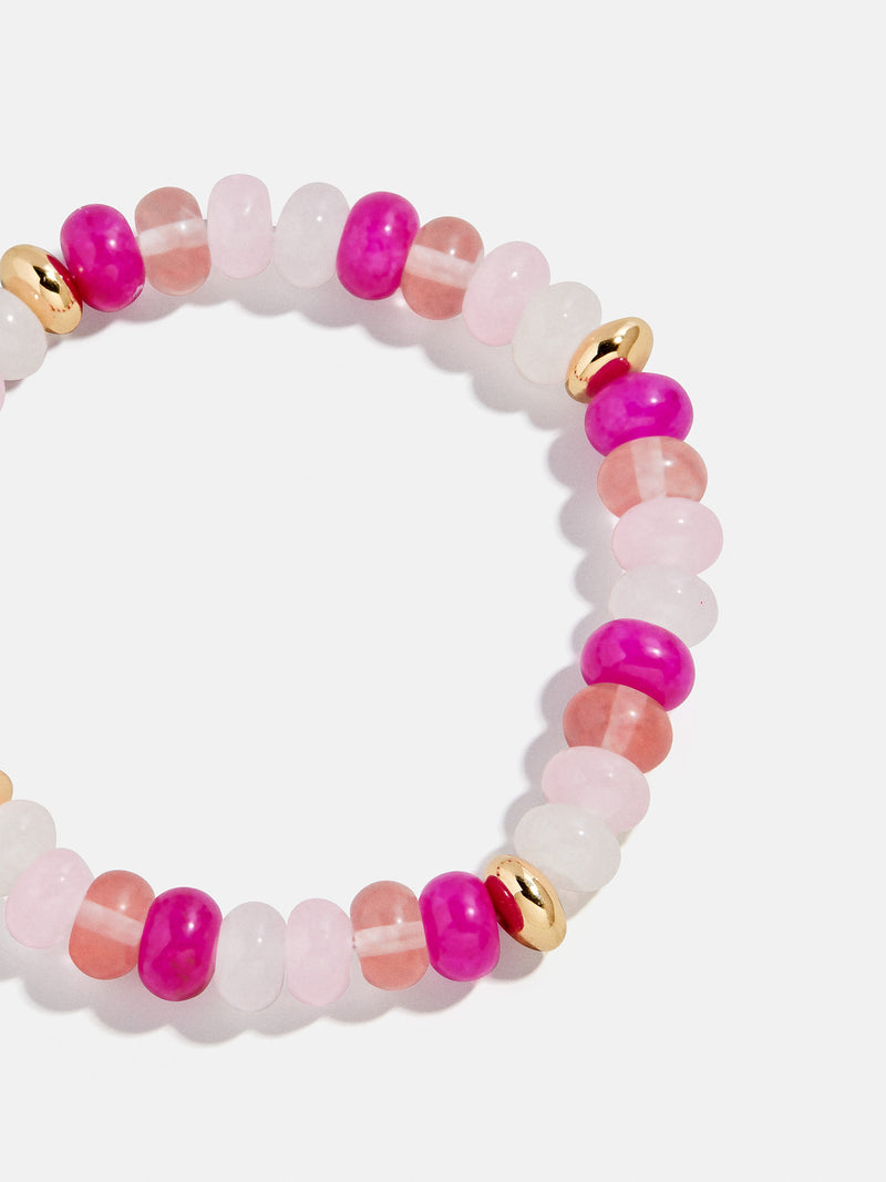 Marjorie Beaded Bracelet - Pink Multi