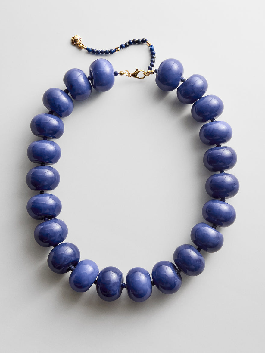 Joan Semi-Precious Necklace - Lapis