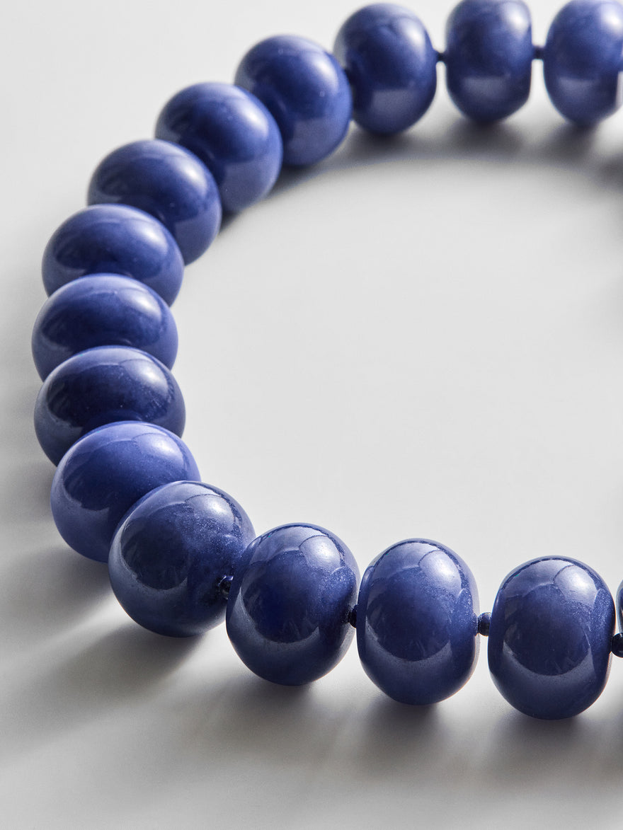 Joan Semi-Precious Necklace - Lapis