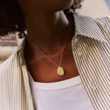 Nancy Gold Pendant Necklace