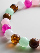 BaubleBar Jane Beaded Necklace - Pink Multi - 
    Chunky statement necklace
  
