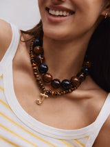 BaubleBar  - 
    Beaded letter necklace


  

