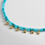 Mini Semi-Precious Custom Necklace - Turquoise
