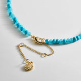 Mini Semi-Precious Custom Necklace - Turquoise