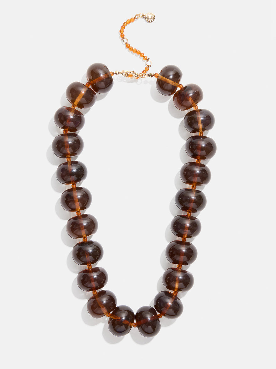 Joan Semi-Precious Necklace - Smoky Quartz
