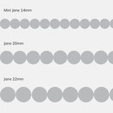 Jane Beaded Necklace - Clear/Brown