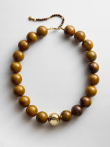 BaubleBar Jane Beaded Necklace - Tiger's Eye - 
    Chunky statement necklace
  
