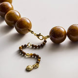 Jane Beaded Necklace - Tiger's Eye