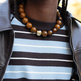 Jane Beaded Necklace - Tiger's Eye