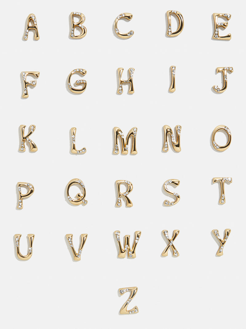 BaubleBar Organic Letter Custom Necklace - Gold/Pavé - 
    Get Gifting Early: 20% Off Custom
  

