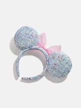 BaubleBar Disney Minnie Mouse Tweed Flower Ears Headband - Minnie Mouse Tweed Flower Ears - 
    Blue Disney Ears
  
