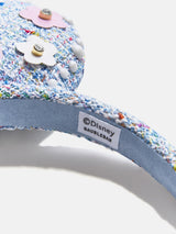 BaubleBar Disney Minnie Mouse Tweed Flower Ears Headband - Minnie Mouse Tweed Flower Ears - 
    Blue Disney Ears
  

