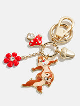 BaubleBar Disney Chip 'N Dale Dynamic Duo Bag Charm - Disney Chip 'N Dale - 
    Gold keychain with Disney charms 
  
