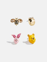 BaubleBar Disney Winnie the Pooh Dynamic Duo Earring Set - Disney Winnie the Pooh - 
    Set of four Disney earrings
  
