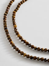 BaubleBar Semi-Precious Pearl Wrap Necklace - Tiger's Eye - 
    Beaded necklace with baroque pearls
  
