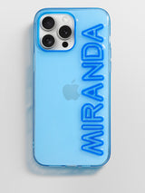BaubleBar Fine Line Custom iPhone Case - Transparent Blue/Cobalt Blue - 
    Custom Phone Case
  

