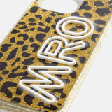 Fine Line Custom iPhone Case - Leopard/White