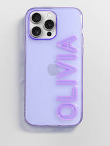 BaubleBar Fine Line Custom iPhone Case - Transparent Purple/Lavender - 
    $50 Custom Phone Cases: This Only Happens Once a Year
  
