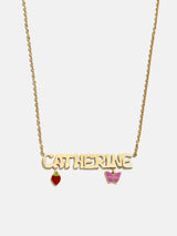 BaubleBar Waterproof Kids’ Custom Nameplate Charm Necklace - Gold - 
    25% Off Custom Gifts: The Annual Custom Event
  
